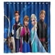 thumbnail image 1 of Cortina de ducha Frozen con ganchos (60 x 72 pulgadas), 1 of 3