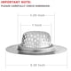 thumbnail image 3 of Juego de coladeras y tapones para lavabo Hilltop, 4 piezas, 3 of 9