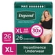 thumbnail image 1 of Ropa Interior Incontinencia Depend Fresh Protection Mujer XL 26u, 1 of 3