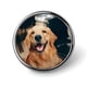 thumbnail image 1 of Insignia de Botón Redondo Desmarcar Golden Retriever 2.8 cm, 1 of 6