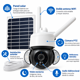 thumbnail image 2 of Cámara Seguridad PTZ + Bullet 6MP 4G SIM Solar IP66, 2 of 4