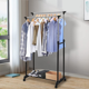 thumbnail image 2 of Perchero Organizador Doble De Ropa Con Ruedas Ajustable Negro, 2 of 6