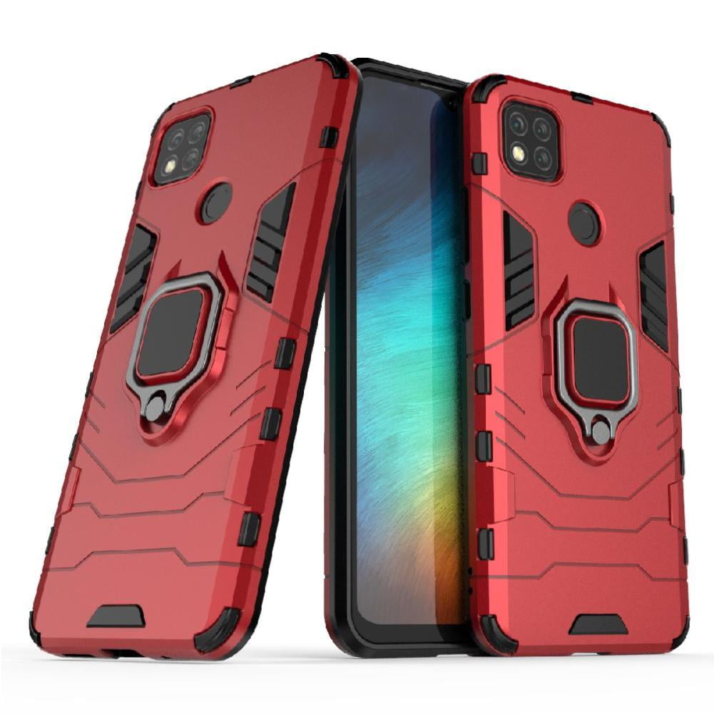 Foxdock Funda Antigolpes Para Xiaomi Redmi 9c – Protección Total Con Soporte Y Diseño Robusto