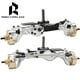 thumbnail image 4 of Juego Completo de Ejes Portal Delantero y Trasero de Metal Rhino Capra para Auto RC Crawler 1/10 Axial SCX10 I SCX10 II Redcat GEN8 RGT EX86100 (Color Plata), 4 of 5