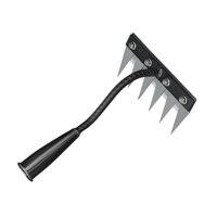 Magideal - Herramienta De Agua De Jardín Herramienta De Remover Herramienta De Servicio Pesado Manejo Ergonómico Herramienta De Extracción De Malezas Para Remojo 6 Dientes