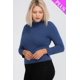 thumbnail image 3 of Top Liso de Cuello Alto de Talla Grande 1XL, 3 of 4