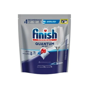 Detergente Lavavajillas Tabletas Finish Quantum 15 Unidades