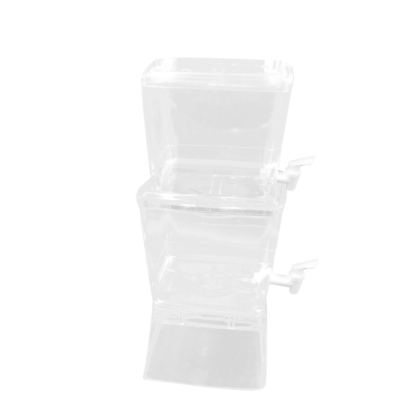 Magideal - Dispensador De Bebidas Dispensador De Bebidas Jarra Apilable Almacenamiento De Botellas De Agua Gran Capacidad Con Grifo Recipiente Para Bebidas Frías 11L