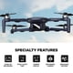 thumbnail image 2 of Drone Vivitar Skyhawk Plegable GPS Camara 2.7K HD 16min, 2 of 2