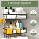 thumbnail image 3 of Estante organizador de baño DINEST de 2 niveles, negro, 3 of 6