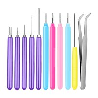 Bothyi - Herramienta Para Filigrana De Papel, Kit Ranurado, Bolígrafo Para Rizar, 11 Piezas, Pinzas