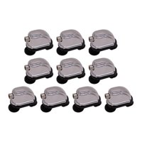 Magideal - Bellotas Para Caja, Orificios Espaciados A 26 Mm, Piezas Metálicas Para Instrumentos De Percusión, Fácil Instalación Con Tornillos, Montaje En Un Solo 10 Piezas