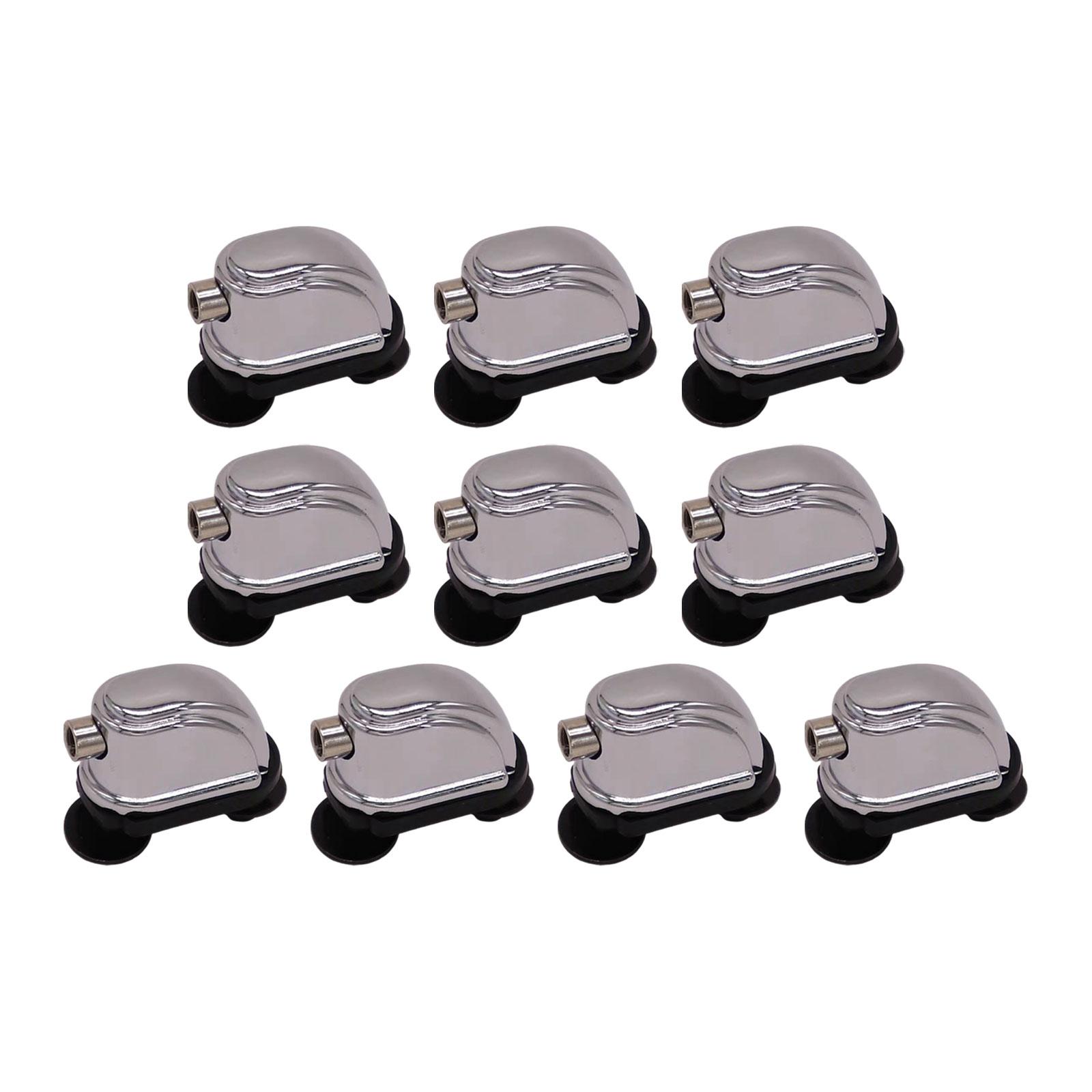 Magideal - Bellotas Para Caja, Orificios Espaciados A 26 Mm, Piezas Metálicas Para Instrumentos De Percusión, Fácil Instalación Con Tornillos, Montaje En Un Solo 10 Piezas