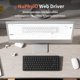 thumbnail image 4 of Teclado nuphy Node75 Inalámbrico Hot‑swap Negro‑Rojo, 4 of 8