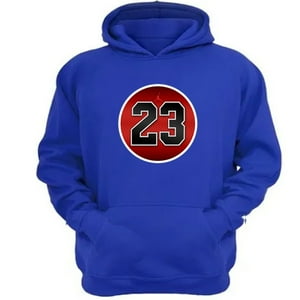 Genérico - Polerón Canguro 23 Con Capucha Azul Talla Xl Unisex