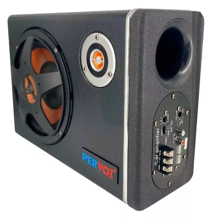 Genérico - Kit De Subwoofer Plano Con Amplificador Y Parlante