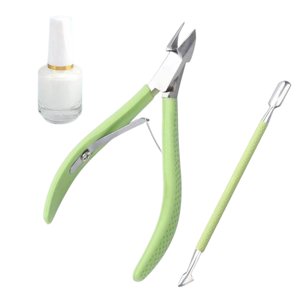 Ioensy - Pinzas De Manicura Pinzas De Uñas Premium Para Uñas De Manos Y Pies Spa Salon Style C