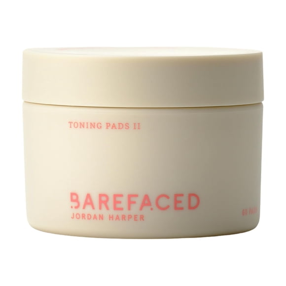 Almohadillas tonificantes Bareface Toning Pads II (60 unidades) con un 5% de ácido glicólico y ácido salicílico