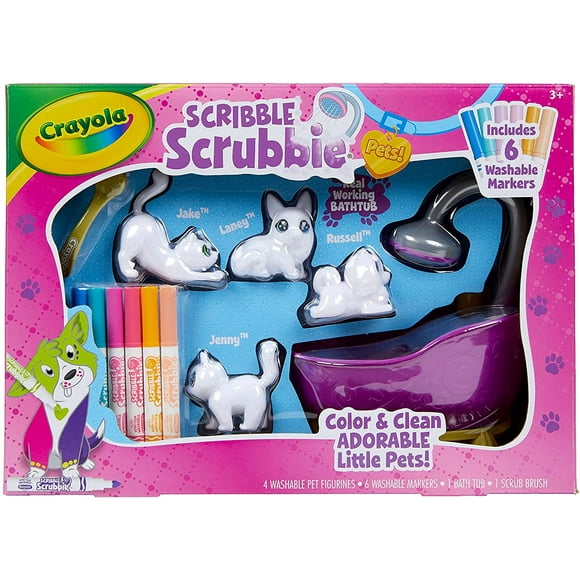 Juguete Crayola Scribble Scrubbie Pets Tub Set 2.0