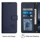 thumbnail image 3 of Funda tipo cartera FOXDOCK para infinix Note 40 Pro 5G con soporte, ranuras, RFID, diseño de gato, 3 of 5