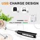 thumbnail image 5 of Espumador de leche eléctrico portátil YUSWKO con USB de 3 velocidades, negro, 5 of 7
