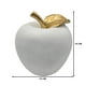 thumbnail image 5 of Figura Adorno De Manzana Blanca Decorativa En Resina Moderna, 5 of 5