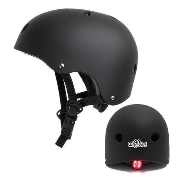 Casco Urbano Adulto Ajustable Onwheels Con Luz Multi Deporte negro L