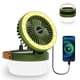 thumbnail image 1 of Lámpara linterna eléctrica XDTIME solar recargable con ventilador plegable, 1 of 7