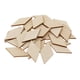 thumbnail image 2 of formas de rombo natural inacabado muestra placa de madera artesanía 30 unids 60x30mm, 2 of 5