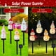 thumbnail image 2 of Luces solares para decoración navideña Lewondr Snowman, 4 unidades, 2 of 8