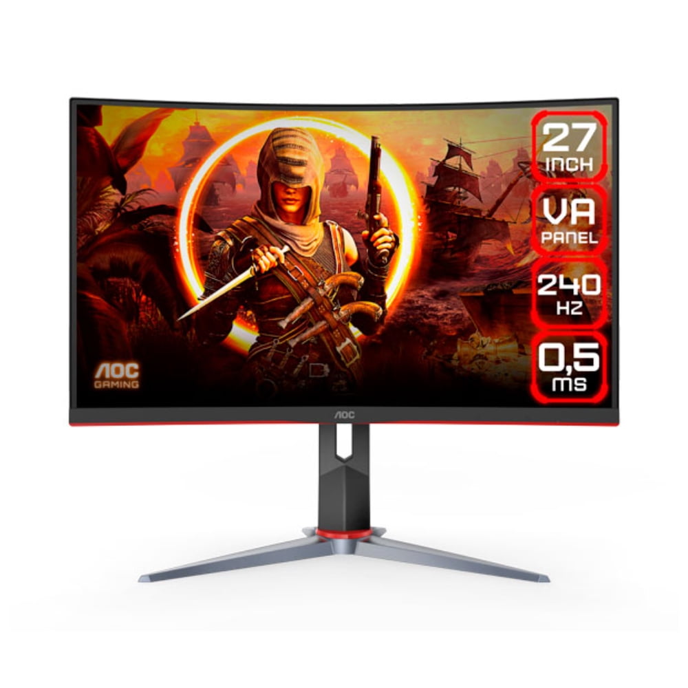 Aoc - Monitor 27" Gamer Curvo Fullhd 240hz