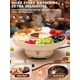 thumbnail image 5 of Set de fondue de chocolate LUSHYUM eléctrico de 4 tazas y 5 tenedores, 5 of 6