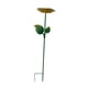 thumbnail image 4 of Comedero para Pájaros Baño de Pájaro Bowl Ornamental Estaca Hierro Diseño para Exteriores Decoración de Patio Adecuado para Jardín Patio Balcón Céspe Amarillo, 4 of 5