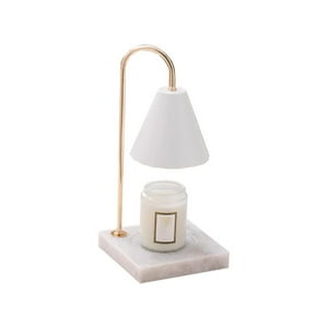 Santú Home & Deco - Lampara Calentadora De Velas Con Dimmer Blanca