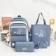 thumbnail image 1 of 4-piece Set School Student Backpacks Female Travel Instagram Leisure Large Capacity Fashionable Versatile Japanese Korean Trends, 1 of 3