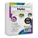 thumbnail image 1 of Papel Fotográfico Adhesivo Matte A4 135 Gr 50 Hojas Blanco, 1 of 2
