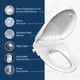 thumbnail image 4 of Asiento de Inodoro Bio Bidet DLS Premium Calefaccionado Alargado, 4 of 9