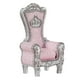 thumbnail image 3 of Sofá Individual Para Casa De Muñecas, Simulación Para Decoración, Accesorios De Jardín De Hadas, Rosa Y Plata, 1/12, 3 of 3