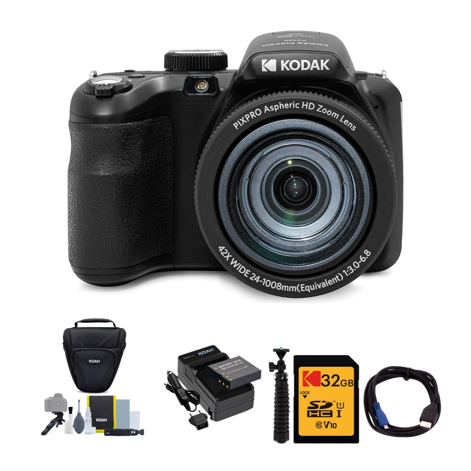 Cámara Digital Kodak Pixpro Az425 Astro Zoom 20mp Con Accesorio