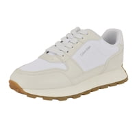 Zapatillas Calvin Klein Tulay Blancas Y Beige Para Mujer Talle 6.5 Us