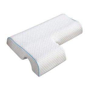 Magideal - Almohada Ergonómica Transpirable Para Parejas, Almohada Para Dormir Para Parejas , Derecho Hexágono Derecho