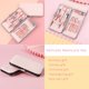 thumbnail image 5 of Set de manicura koofull Pink 12 en 1 con funda de viaje de piel, 5 of 6