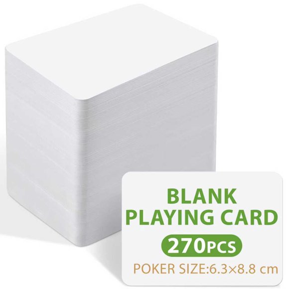 Naipes REGUICORP 270 uds 6,3 × 8,8 cm blanco