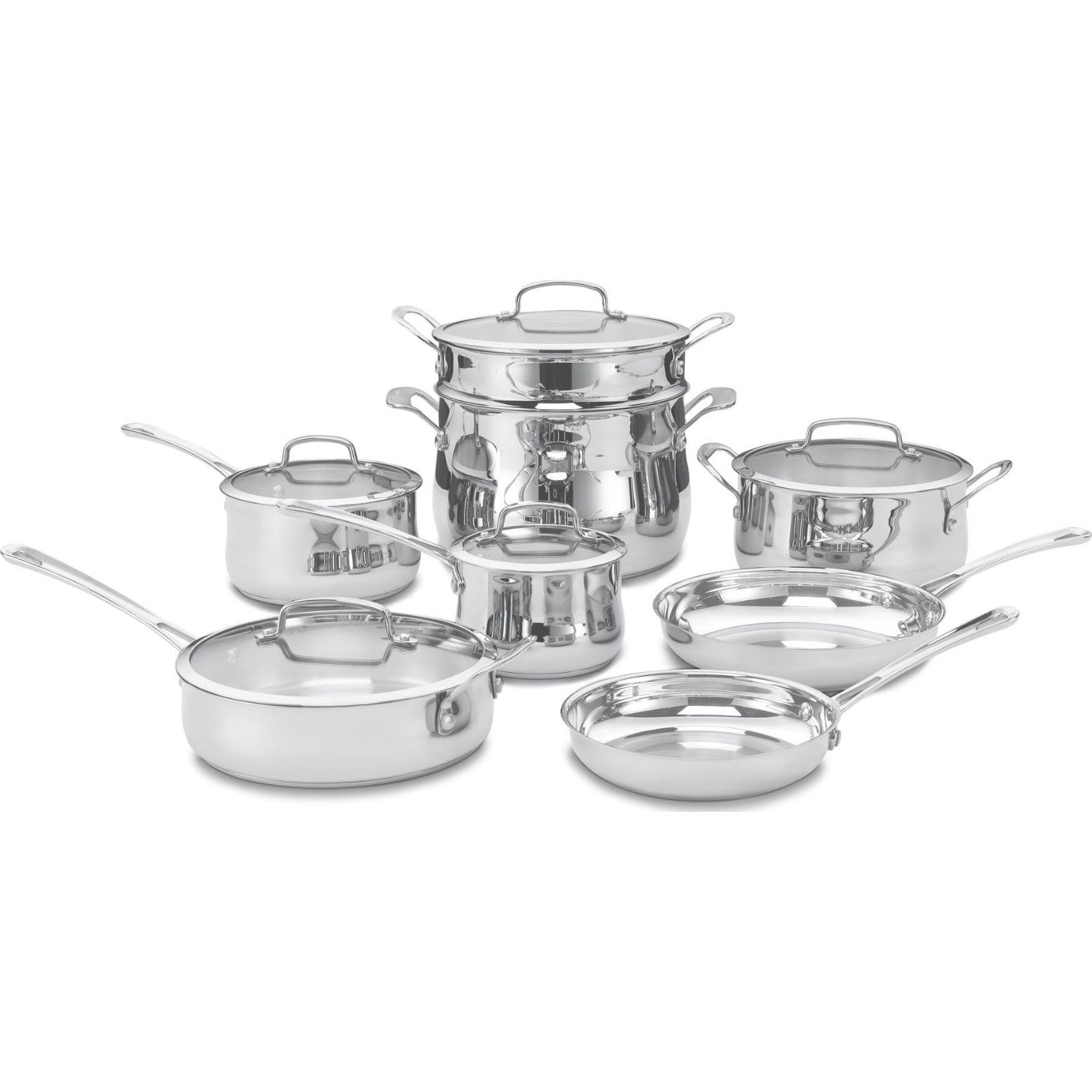 Juego De Utensilios De Cocina Cuisinart Contour Stainless, 13 Piezas, Plateado