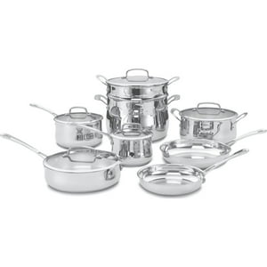 Cuisinart - Juego De Utensilios De Cocina Contour Stainless 13 Piezas Plateado