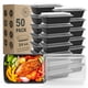 thumbnail image 1 of Recipientes de almacenamiento de alimentos WGCC Meal Prep, paquete de 50 unidades, 700 ml, 1 of 7