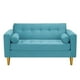 thumbnail image 1 of Sofa Retro 2c Felpa 01 Turquesa, 1 of 6
