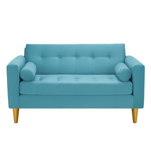 Bodevir - Sofa Retro 2C Felpa 01 Turquesa