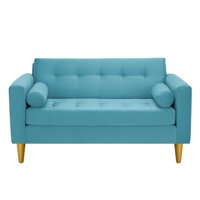 Bodevir - Sofa Retro 2C Felpa 01 Turquesa