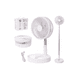 thumbnail image 1 of Ventilador Plegable Portátil Bienok USB Recargable Blanc 3 Velocidades, 1 of 7